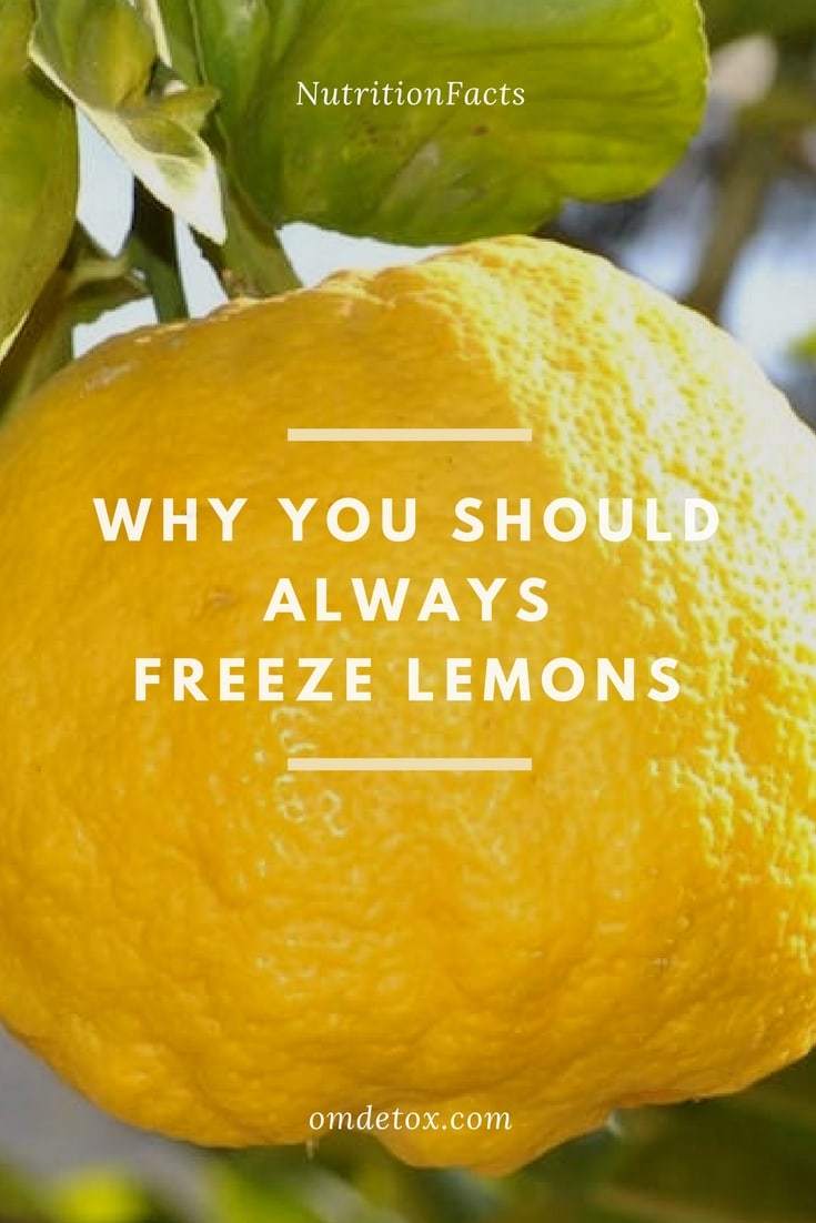 Why you should Freeze lemons