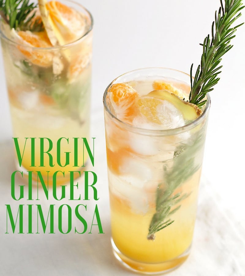 Mocktail recipes ginger mimosa