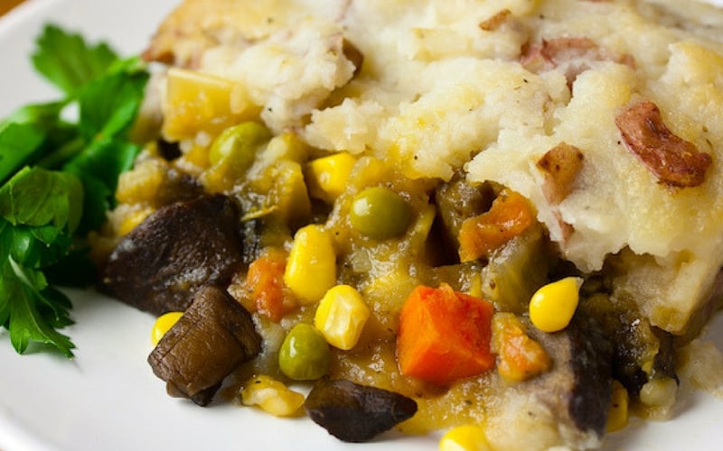 Vegan Christmas Recipes - Classic Veggie Shepherd’s Pie