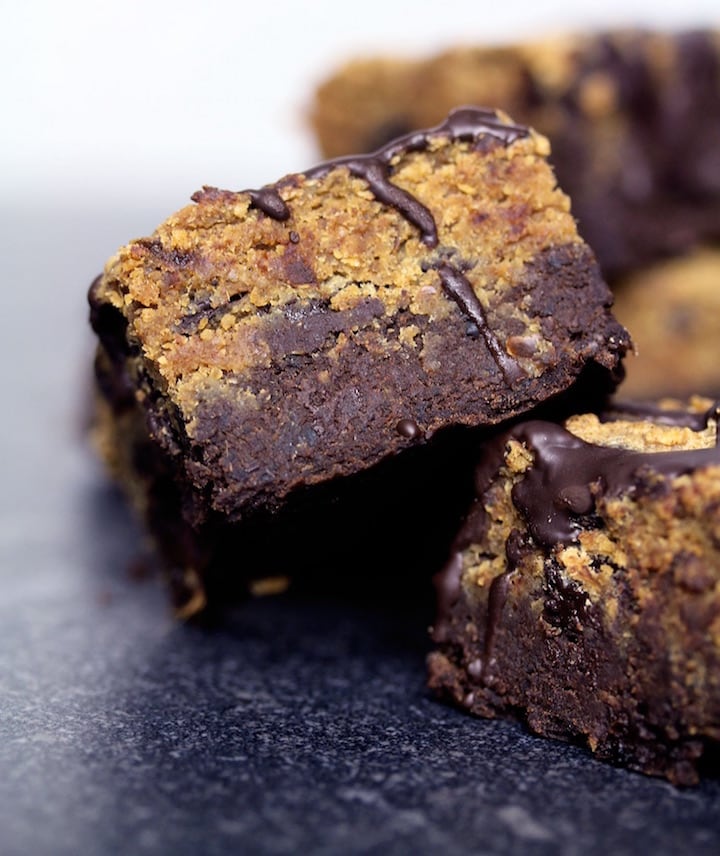 OMDetox Sugar-Free Desserts - Cookie Dough Brownies