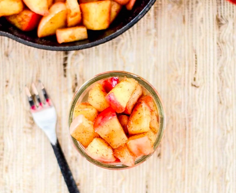 OMDetox Sugar-Free Desserts - Stovetop Cinnamon Apples