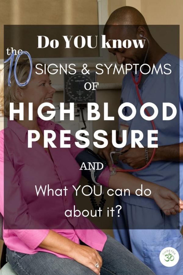 Do You Know The 10 Signs Of High Blood Pressure & What You Can Do...