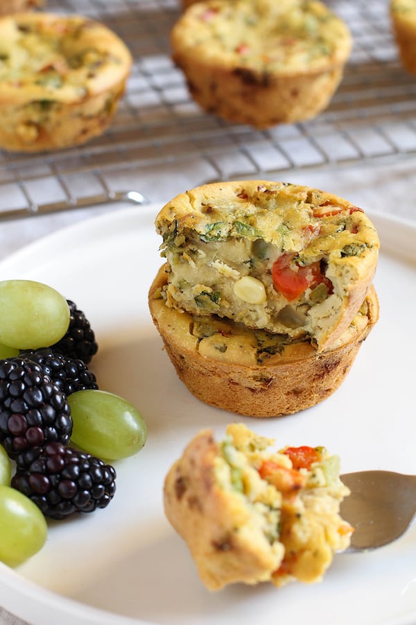 OMDetox Gluten-Free Vegan - Chickpea Flour Veggie Frittatas