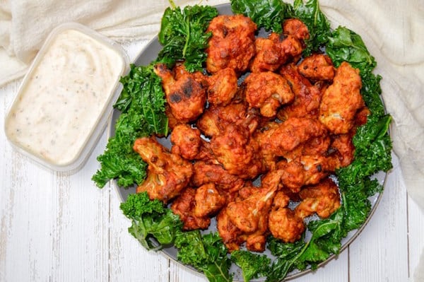 OMDetox Gluten-Free Vegan - Crispy Cauliflower Hot Wings