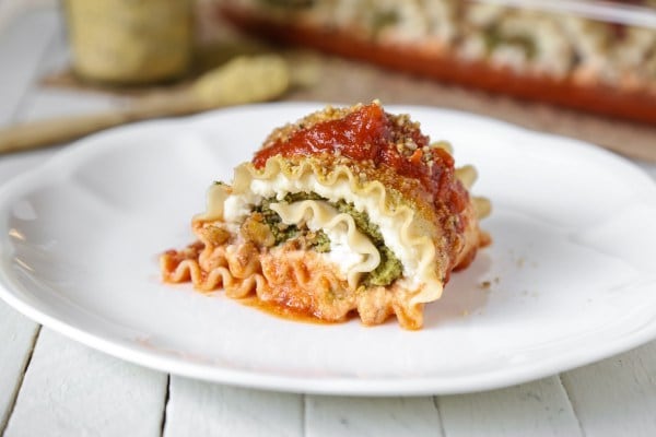 OMDetox Gluten-Free Vegan - Kale Pesto Lasagna Roll Ups