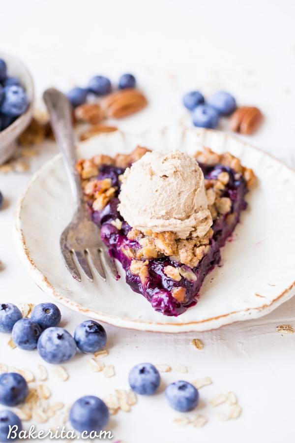 OMDetox Sugar-Free Desserts - Blueberry Crisp Tart