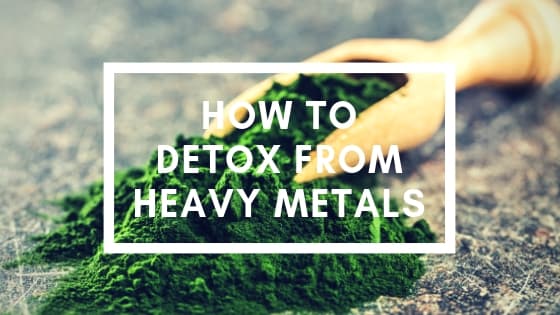 Blog- How to detox from heavy metals, picture of chlorella powder