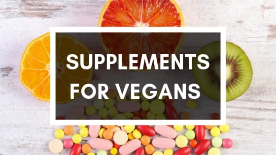 supplements for vegans - picture of fruits and pills