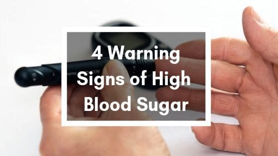 4 warning signs of high blood sugar, click to read